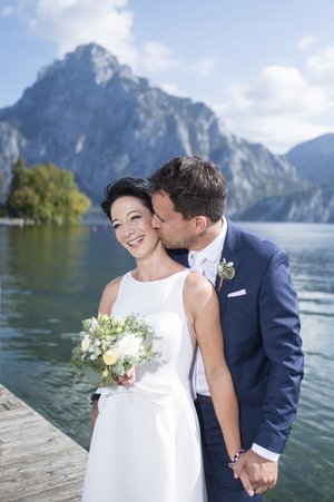 Hochzeitsbilder am Traunsee, Hochzeitsreportage Spitzvilla