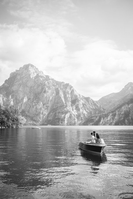 Hochzeitsbilder am Traunsee, Hochzeitsreportage Spitzvilla